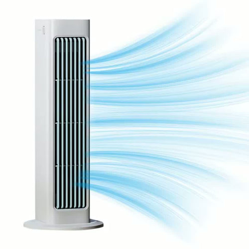 Ventilateur colonne blanc